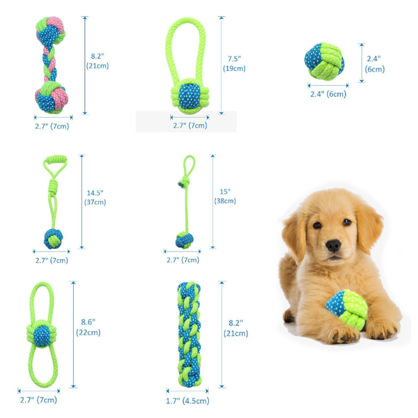 Cotton Rope Pet Dog Toy Puppy Playtime Dog Toys