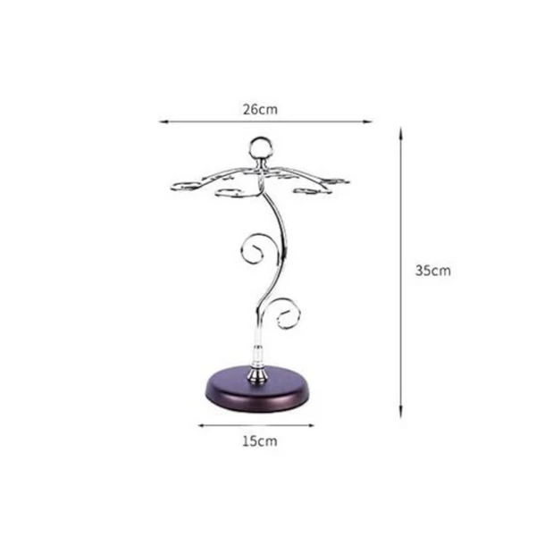 Countertop Wine Glass Rack Air Drying System Kitchen Storage 35 X 25 Cm Racks & Holders