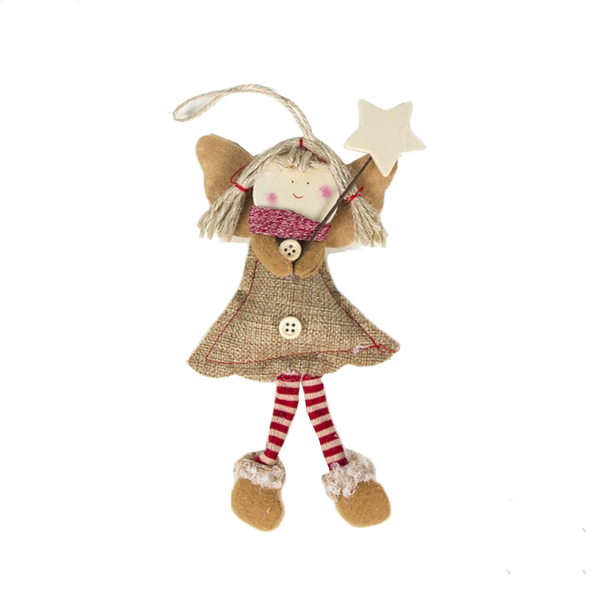 Country Christmas Angels Ornament Pendant Decorations Seasonal Decorations