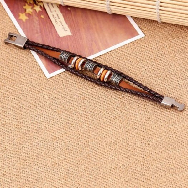 Veile Studios Couple Accessories Leather Bracelet Restore Ancient Ways Sienna 20Cm Bracelets