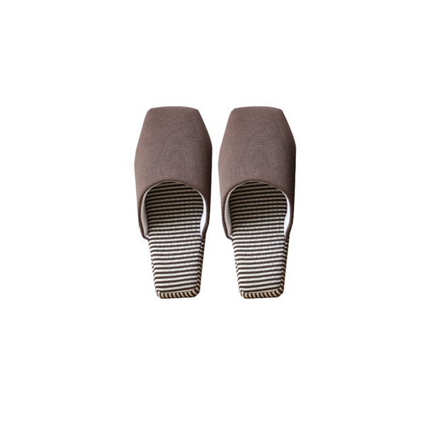 Couple Soft Soled Home Floor Indoor Cotton Winter Coffee Slippers