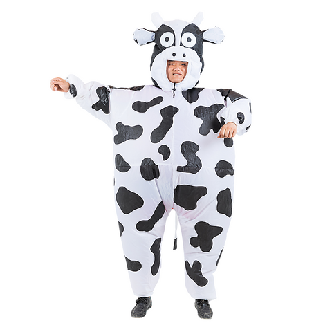 Cow Fancy Dress Inflatable Costume Suit