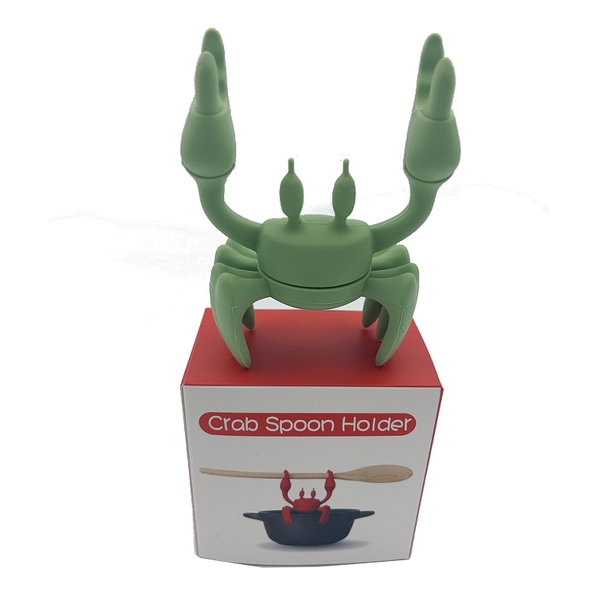 Oven Mitts & Potholders Crab Pot Side Clip Silicone Tableware Stand Red Rose Elegant Purple Olive Green