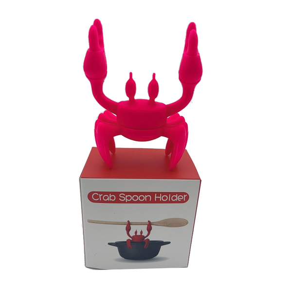 Crab Pot Side Clip Silicone Tableware Stand Red Rose Elegant Purple Olive Green Oven Mitts & Potholders