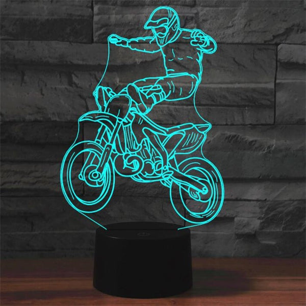 Creative 3D Led Decorative Night Light 16 Color Remote Control