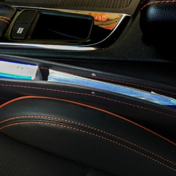 Creative Car Crack Leather Storage Box Black Storage Boxes