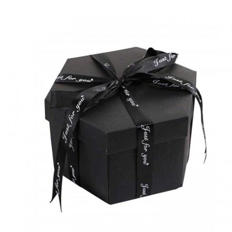 Creative Diy Explosion Box Love Memory Photo Album Birthday Black Albums & Refills