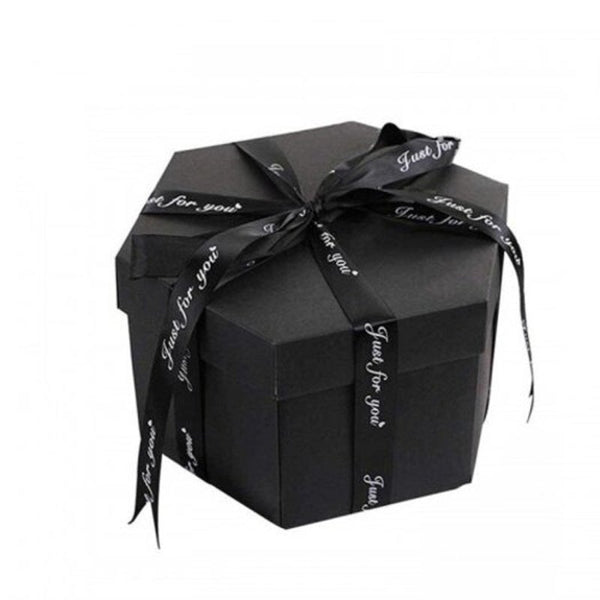 Creative Diy Explosion Box Love Memory Photo Album Birthday Black Albums & Refills