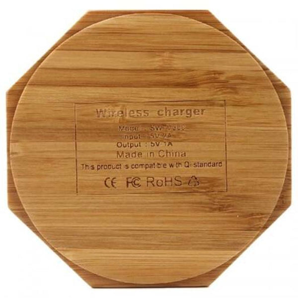 Chargers & Cradles Creative Fashionable Bamboo Wood Wireless Charger Hexagon
