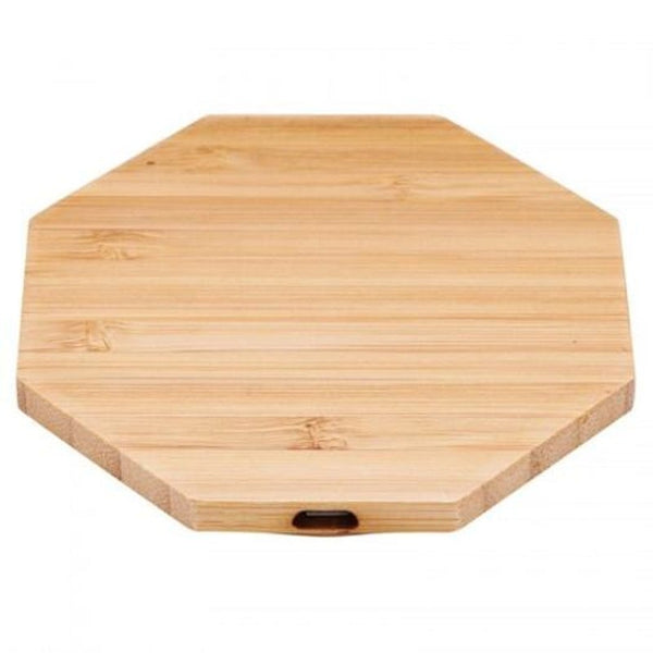 Chargers & Cradles Creative Fashionable Bamboo Wood Wireless Charger Hexagon