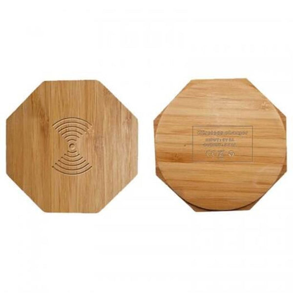 Chargers & Cradles Creative Fashionable Bamboo Wood Wireless Charger Hexagon