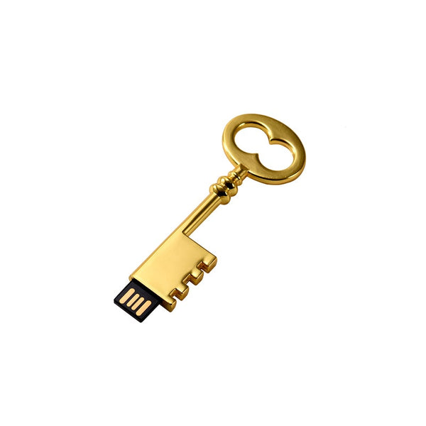Creative Gold Key Usb 2.0 Flash Drive Pendrive 64Gb Memory Stick Usb Flash Drives
