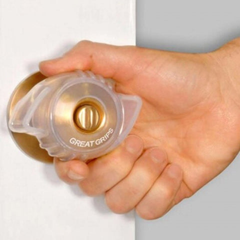 Creative Luminous Soft Knob Cover Thickening Door Lock Non Slip Sleeve 2Pcs Transparent Handles & Rails