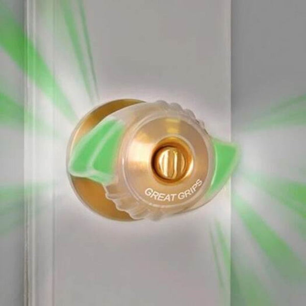 Creative Luminous Soft Knob Cover Thickening Door Lock Non Slip Sleeve 2Pcs Transparent Handles & Rails