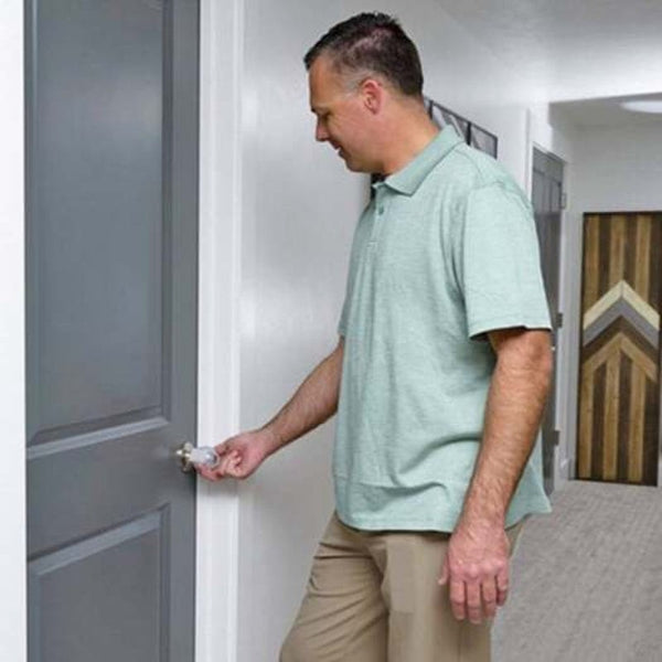 Creative Luminous Soft Knob Cover Thickening Door Lock Non Slip Sleeve 2Pcs Transparent Handles & Rails