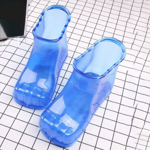 Creative Magnetic Massage Foot Bath Shoes Cornflower Blue