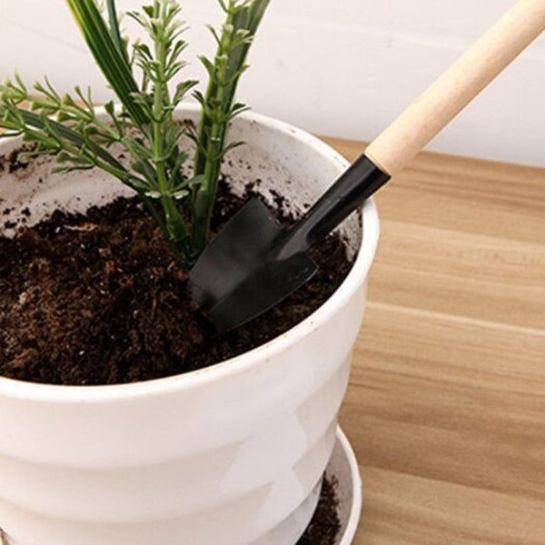 Creative Mini Gardening Tool Set Black Garden Tool Sets