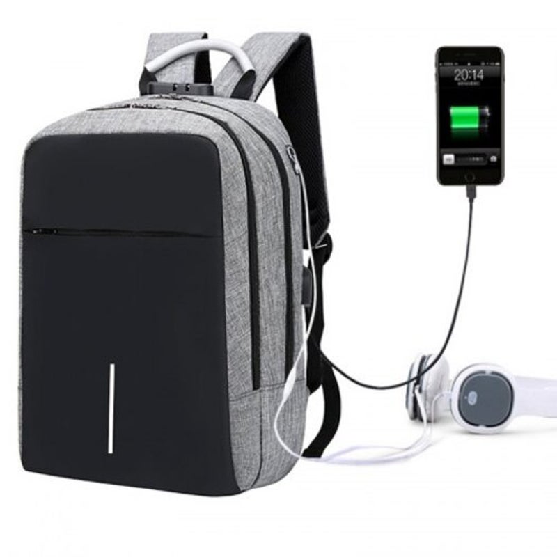 Creative Multifunctional Anti Theft Backpack For Outdoor Gray Bags