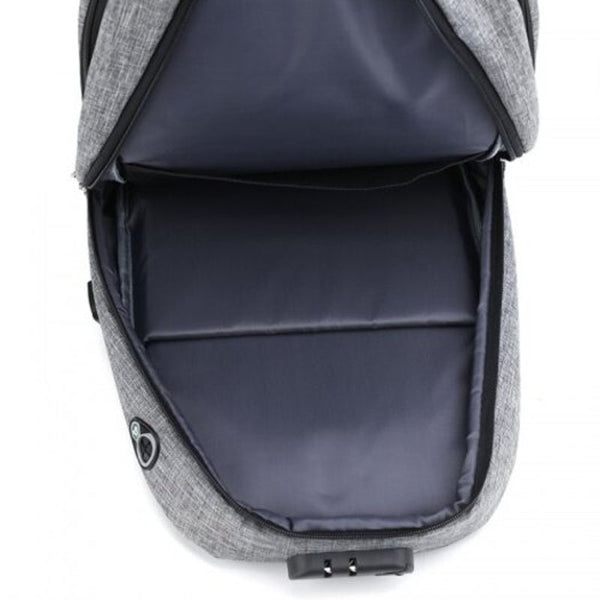 Creative Multifunctional Anti Theft Backpack For Outdoor Gray Bags