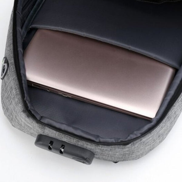 Creative Multifunctional Anti Theft Backpack For Outdoor Gray Bags