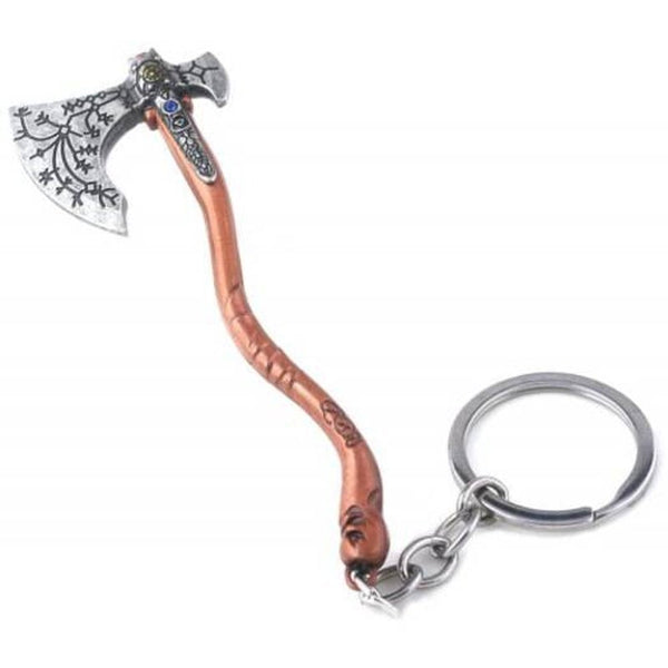 Creative Axe Shape Key Chain Tiger Orange Keyrings