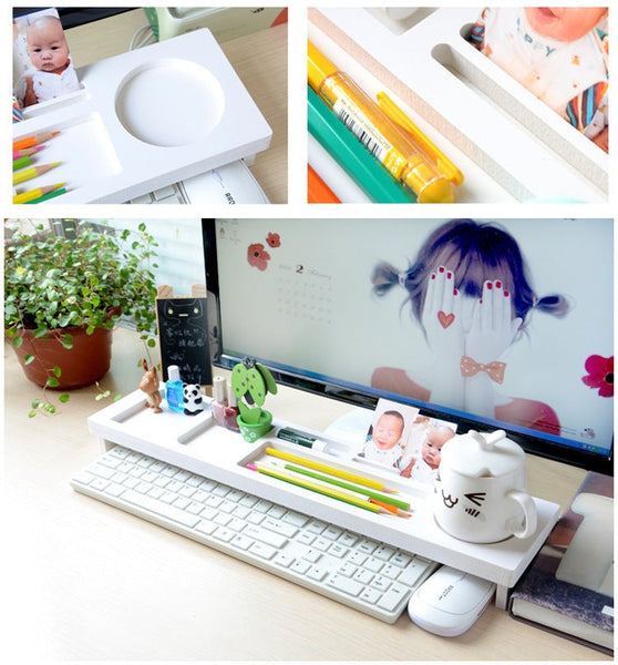 Creative Simple Computer Desk Organizer Pen Holders