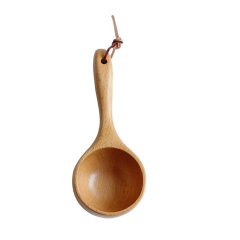 Handheld Rice Ladle Sauna Scoop Kitchen Seasoning Sugar Salt Spoon Serving Utensils & Sets