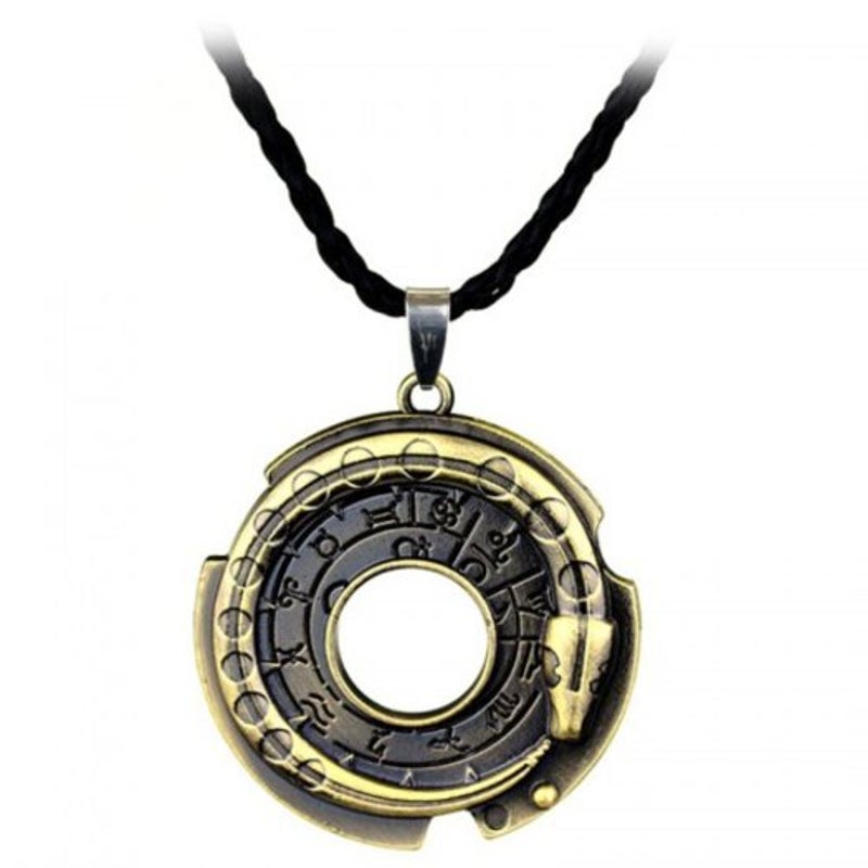 Veile Studios Creative Zinc Alloy Amulet Men Necklace Bronze Chains Necklaces