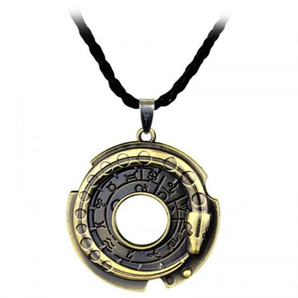 Veile Studios Creative Zinc Alloy Amulet Men Necklace Bronze Chains Necklaces