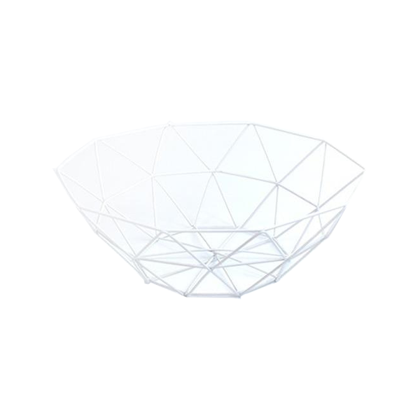 Creative Geometric Metal Fruit Basket Storage Bowl Racks & Holders