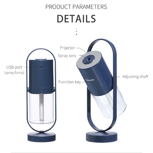 Usb Colourful Light Humidifier Negative Ion Sprayer Humidifiers