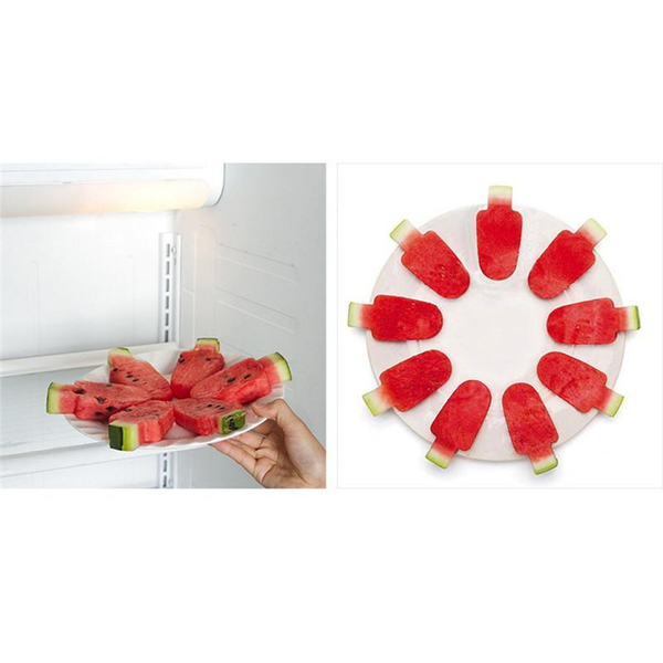 Creative Watermelon Slicer Ice Cream Popsicle Shape Melon Cutter