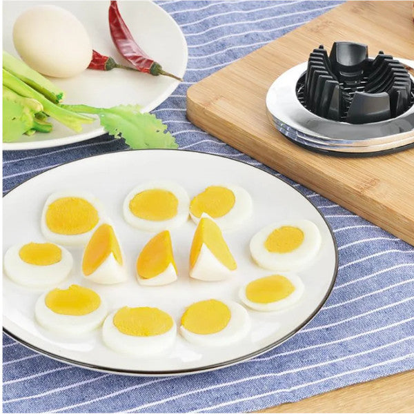 Creative Zinc Alloy Egg Cutter Multifunctional Splitter Skin Slicer
