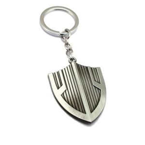 Creative Zinc Alloy Shield Shape Cool Key Chain Pendant