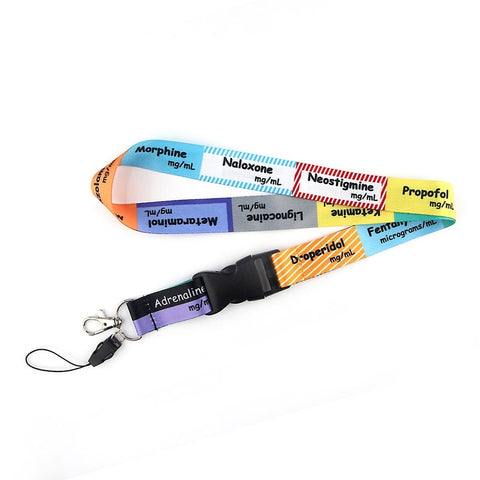 Critical Care Anaesthetics Icu Mobile Phone Neck Straps Lanyard Charming Necklace Straps & Hand Grips