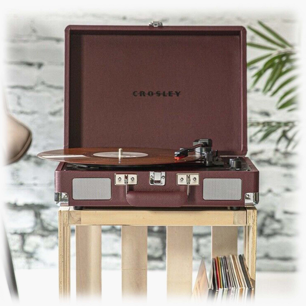 Turntables Crosley Cruiser Plus Bluetooth Turntable 3 Speed Burgundy