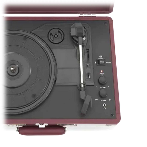 Crosley Cruiser Plus Bluetooth Turntable 3 Speed Burgundy Turntables
