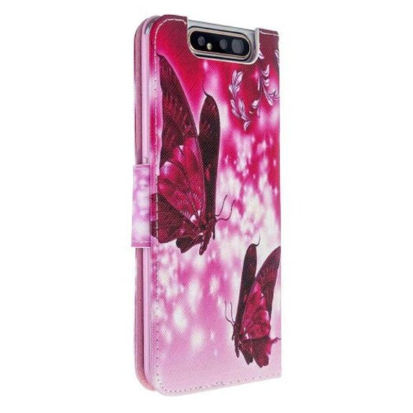 Cross Stitch Painting Pu Phone Case For Samsung Galaxy A80 / A90 Multi Cases Covers & Skins