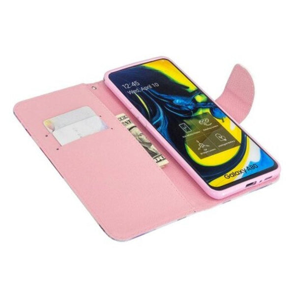 Cross Stitch Painting Pu Phone Case For Samsung Galaxy A80 / A90 Multi Cases Covers & Skins