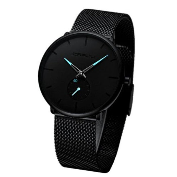 Veile Studios 2150 Fashion Simple Men Waterproof Casual Quartz Watch Electric Blue Watches