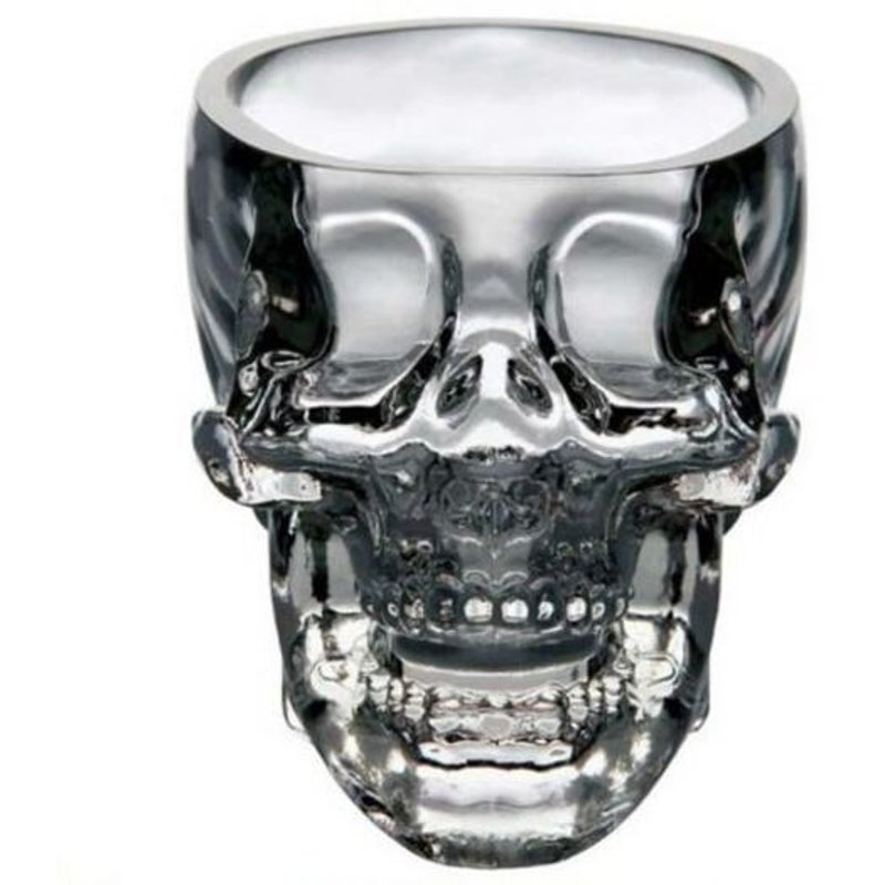 Crystal Skull Whiskey Glass Cup Drinking Ware Bar Transparent Glassware & Drinkware