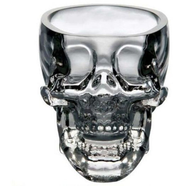 Crystal Skull Whiskey Glass Cup Drinking Ware Bar Transparent Glassware & Drinkware