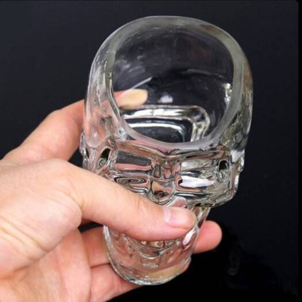 Crystal Skull Whiskey Glass Cup Drinking Ware Bar Transparent Glassware & Drinkware