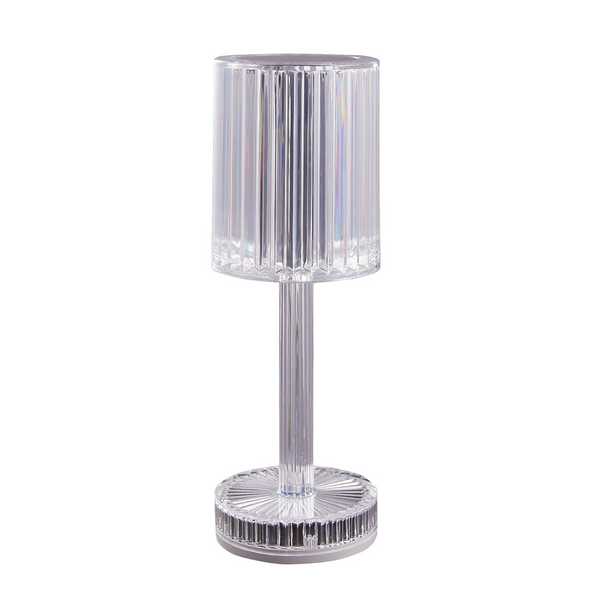 Crystal Led Table Lamp Rechargeable Cordless Touch Dimming Bedside For Living Room Hotel Bedroom Lamps