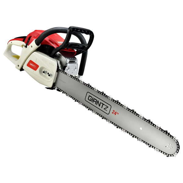 Giantz 88Cc Commercial Petrol Chainsaw E Start 24 Bar Pruning Saw Chainsaws