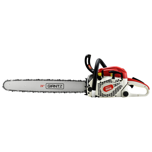 Giantz 88Cc Commercial Petrol Chainsaw E Start 24 Bar Pruning Saw Chainsaws