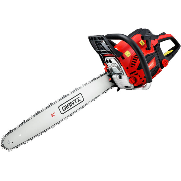 Giantz Chainsaw 58Cc Petrol Commercial Pruning Saw E-Start 22'' Bar Top
