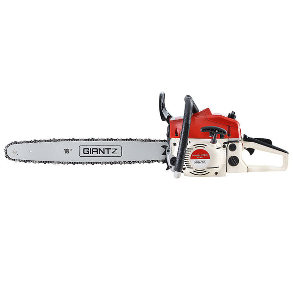 Giantz Petrol Chainsaw Commercial E Start 18'' Chainsaws