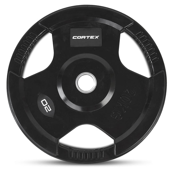 Cortex 20Kg Tri Grip V2 50Mm Olympic Plates (Pair) Weight Plates