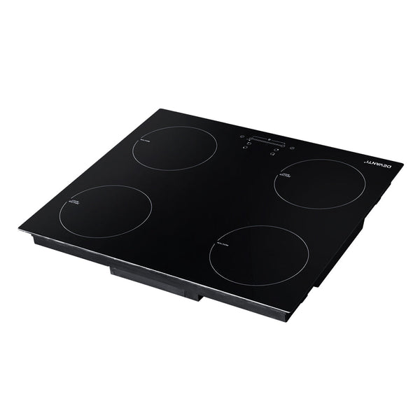 Devanti Electric Induction Cooktop 60Cm Ceramic 4 Zones Stove Top Hot Plate Cooktops